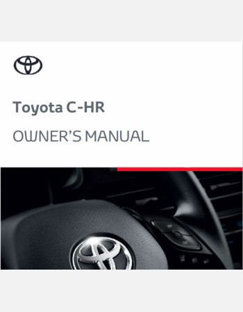 toyota c-hr 2023 owners manual rhd and lhd